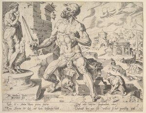 Simeon, from the series The Twelve Patriarchs, 1550 by Dirck Volkertsen Coornhert