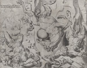The World Perishing Together with Knowledge and Love, from The Unrestrained World, plate 4