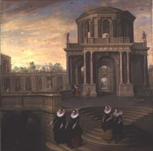 Women Descending Steps