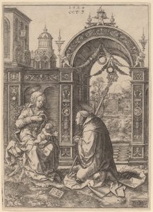 The Vision of Saint Bernard by Dirk Jacobsz Vellert