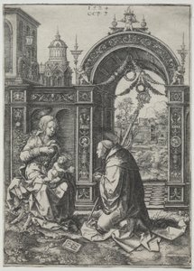 The Vision of St. Bernard by Dirk Jacobsz Vellert
