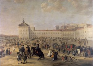 Palace Square Terreiro do Paço of Lisbon by Dirk Stoop