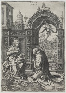 The Vision of St. Bernard by Dirk Vellert