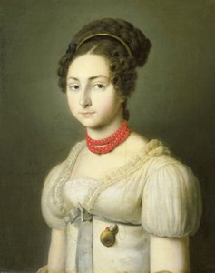 Portrait of Jacoba van Wessem by Dirk van Oosterhoudt