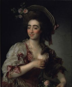 Portrait of the opera singer Anna Davia Bernucci, 1782