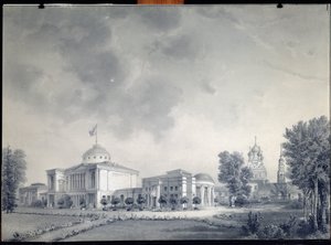 View of the Ostankino Palace by Dmitri Nikiforovich Martynov
