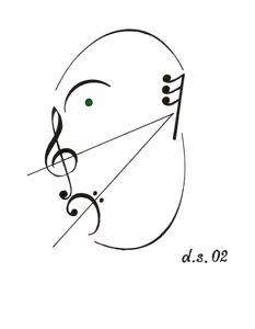 Diminuendo Face by Dmitri Smirnov