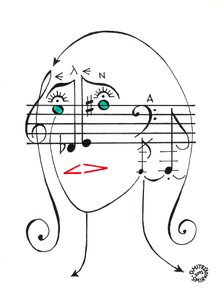 Elena Firsova - Portrait of the Russian Composer by Dmitri Smirnov