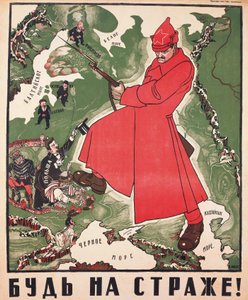 Soldiers of Red Army Hunting Profiteers and Foreign Invaders by Dmitri Stahievic Moor