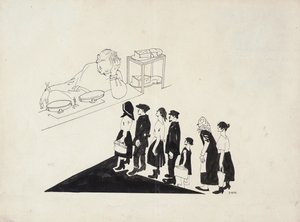 The Queue by Dmitriy Stakhievich Moor