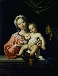 The Madonna della Rosa, before 1627