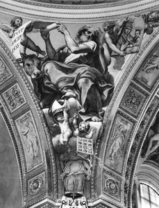 St. Luke, pendentive from the cupola