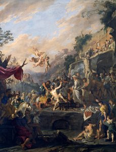 Martyrdom of Saint Lawrence by Domenico Gargiulo