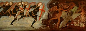 St. Michael and the Angels at War with the Devil by Domenico Ghirlandaio