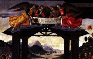 The Adoration of the Magi, 1488 (detail) by Domenico Ghirlandaio