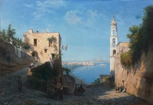 View of Posillipo from the Church of Saint Anna by Domenico Ammirato