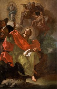 Saint John The Divine by Domenico Antonio Vaccaro