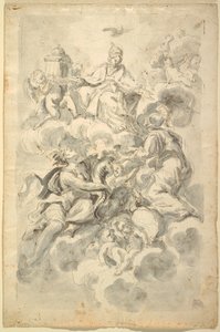 Sketches for a Ceiling Painting: The Triumphant Church