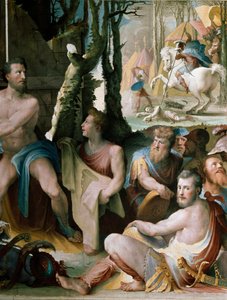 Friesland: the sacrifice of Codros king of Athens, detail