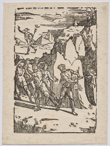 The Alchemical Properties of Metal: Mercury, Vulcan, and the Alchemist in the Cave by Domenico Beccafumi