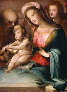 The Holy Family with Angels, c. 1545-1550 by Domenico Beccafumi