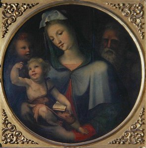 The Holy Family with the young St. John the Baptist by Domenico Beccafumi