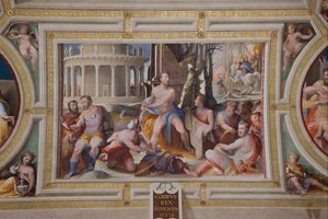 The Sacrifice of Codrus, King of Athens Public Virtues of Greek and Roman Heroes, 1529-1535 by Domenico di Pace Beccafumi  