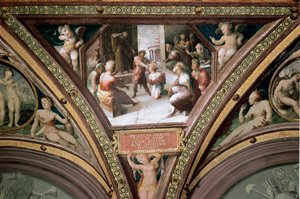 The Sacrifice of Seleucos de Locres by Domenico Beccafumi