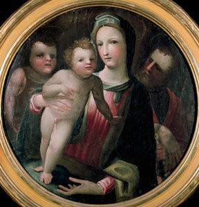 Tondo of the Holy Family with Saint John the Baptist Child