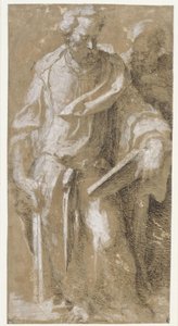 Two Apostles by Domenico Beccafumi