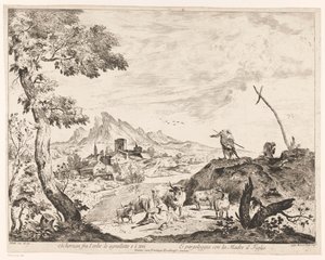 Landscape with Shepherds and Cattle