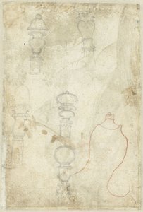 Sketches of Buds by Domenico Campagnola (possibly)