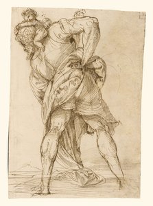 Saint Christopher by Domenico Campagnola