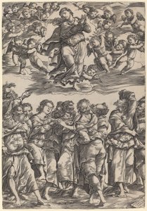 The Assumption of the Virgin by Domenico Campagnola