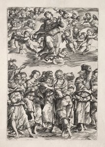 The Assumption of the Virgin by Domenico Campagnola