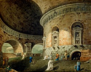 Stage Design for a Theatre Play by Domenico Corsini
