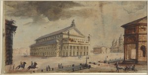 The Saint Petersburg Imperial Bolshoi Kamenny Theatre by Domenico Felice Lamoni