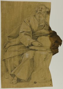 Evangelist Writing at Desk by Domenico Fiasella