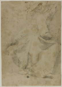 Seated Woman in Profile to Right