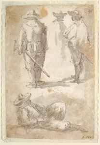 Figural Studies of Soldiers