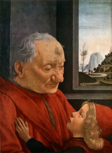 An Old Man and His Grandson by Domenico Ghirlandaio
