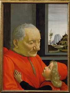 Portrait of an Old Man and a Young Boy by Domenico Ghirlandaio