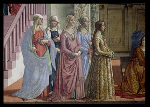 The Birth of the Virgin (detail of the women)