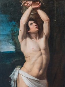 Saint Sebastian by Domenico Il Sarzana Fiasella