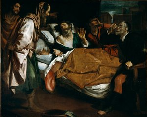 The Death of the Prophet Ezechiel by Domenico Il Sarzana Fiasella