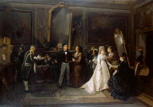 Marriage Went Up in Smoke by Domenico Induno