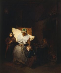 The Rosary by Domenico Induno