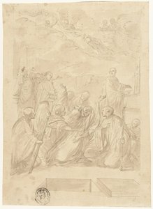 The Death of Saint Benedict by Domenico Maria Canuti