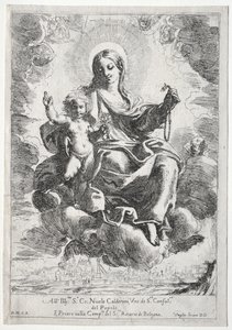 Madonna of the Rosary by Domenico Maria Canuti