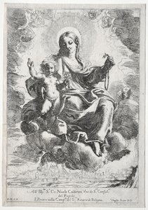 Madonna of the Rosary by Domenico Maria Canuti